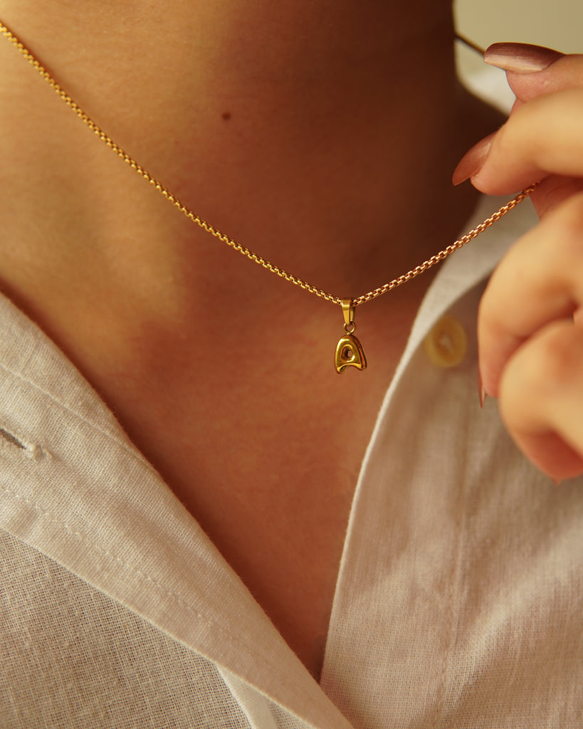 Bubble Letter Pendant