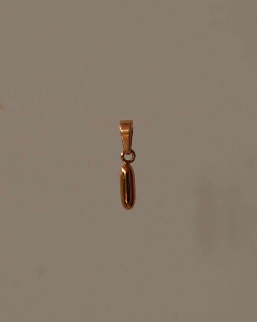 Bubble Letter Pendant
