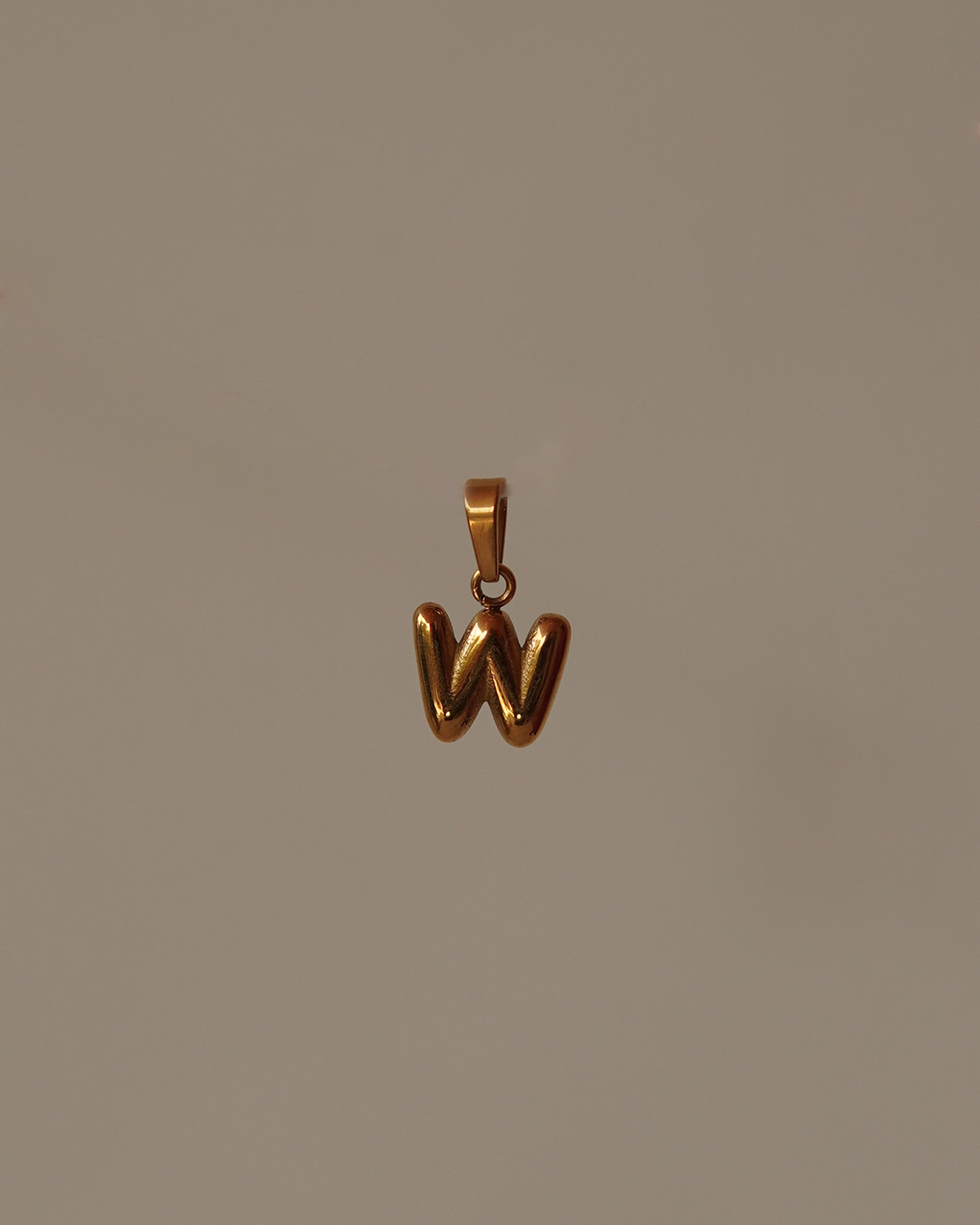 Aurum Crest Initial Pendant