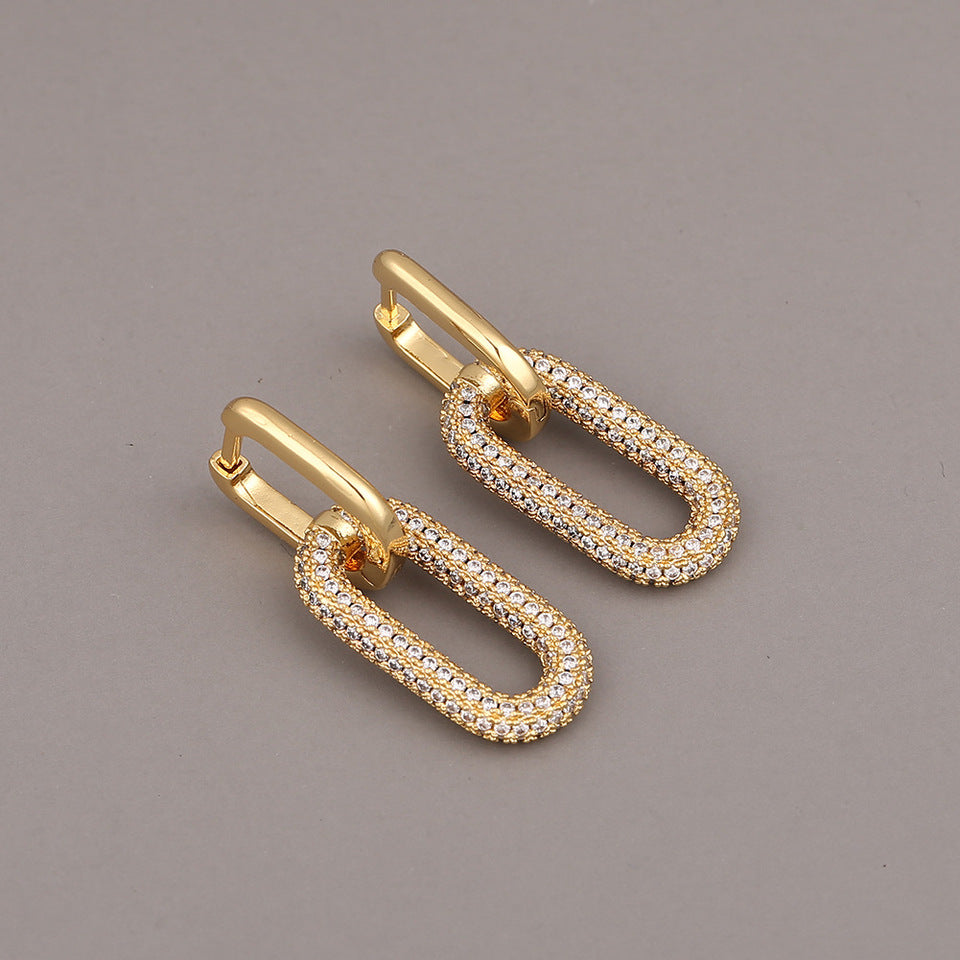 Golden Double Zircon Loops