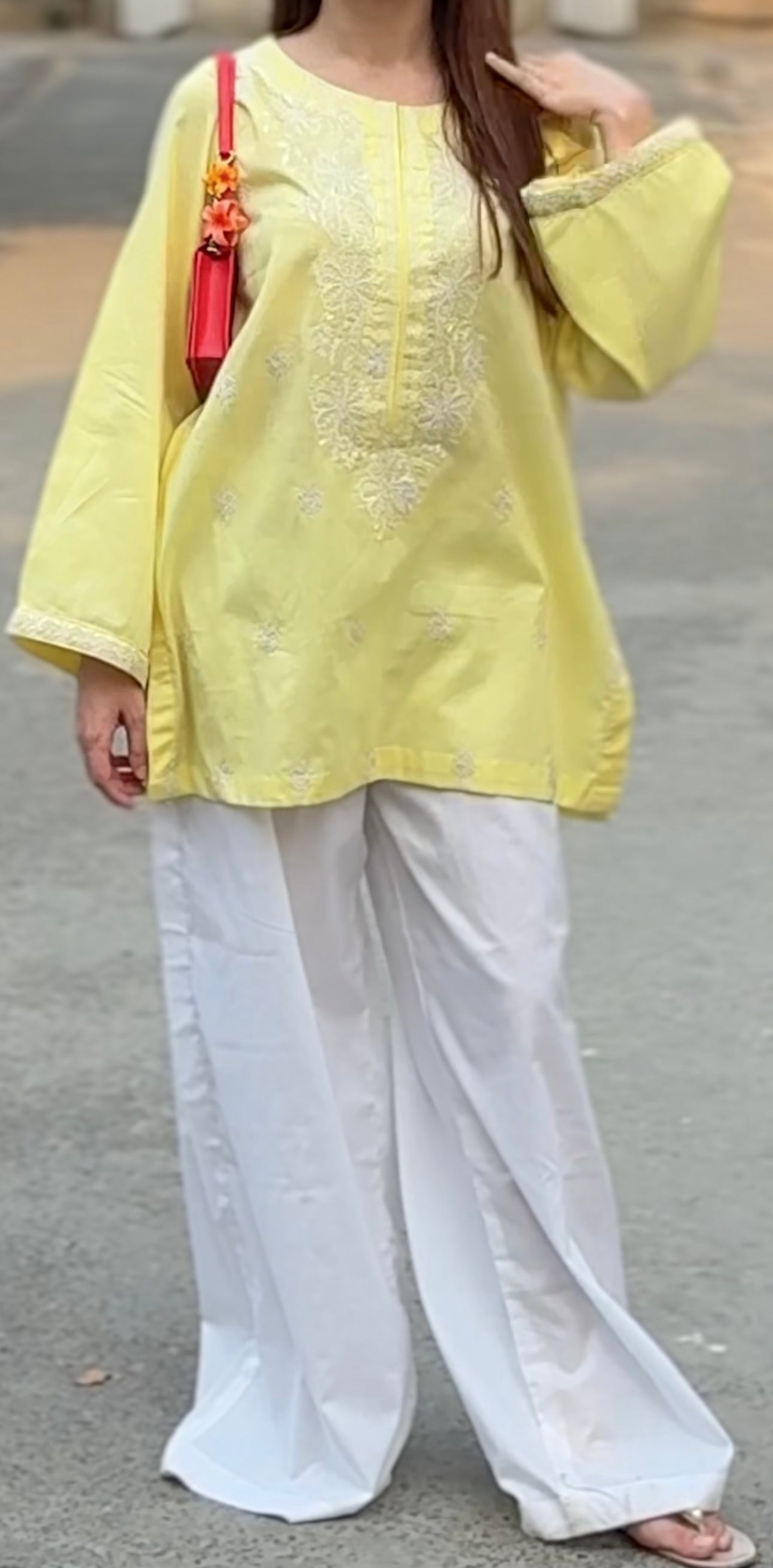 Lemon Blossom (Micro Mini Kurti)
