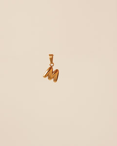 Aurum Crest Initial Pendant