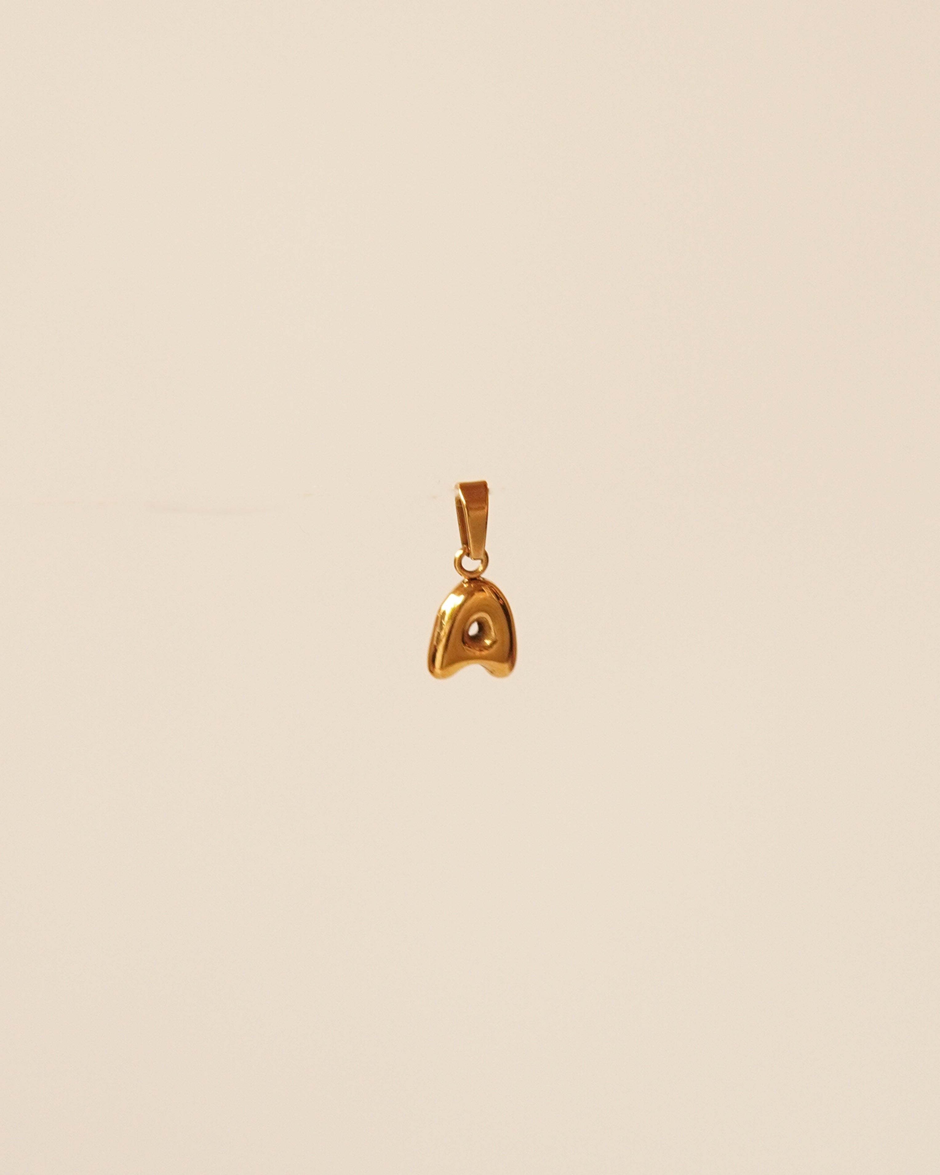 Aurum Crest Initial Pendant