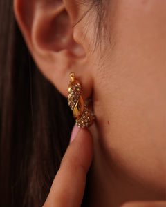 Serpentine Luxe Hoops