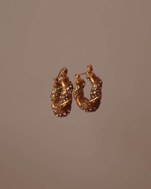 Serpentine Luxe Hoops