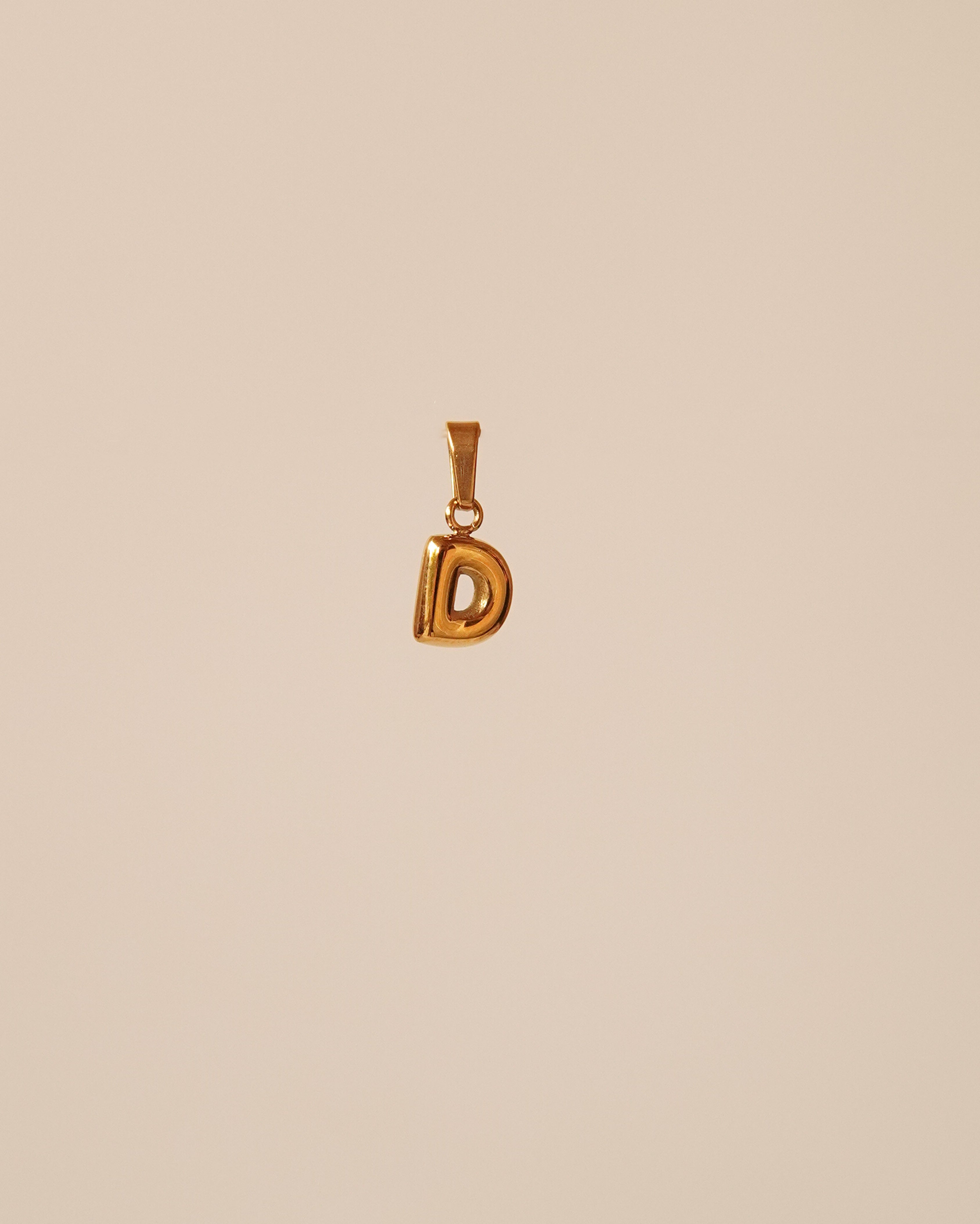 Aurum Crest Initial Pendant