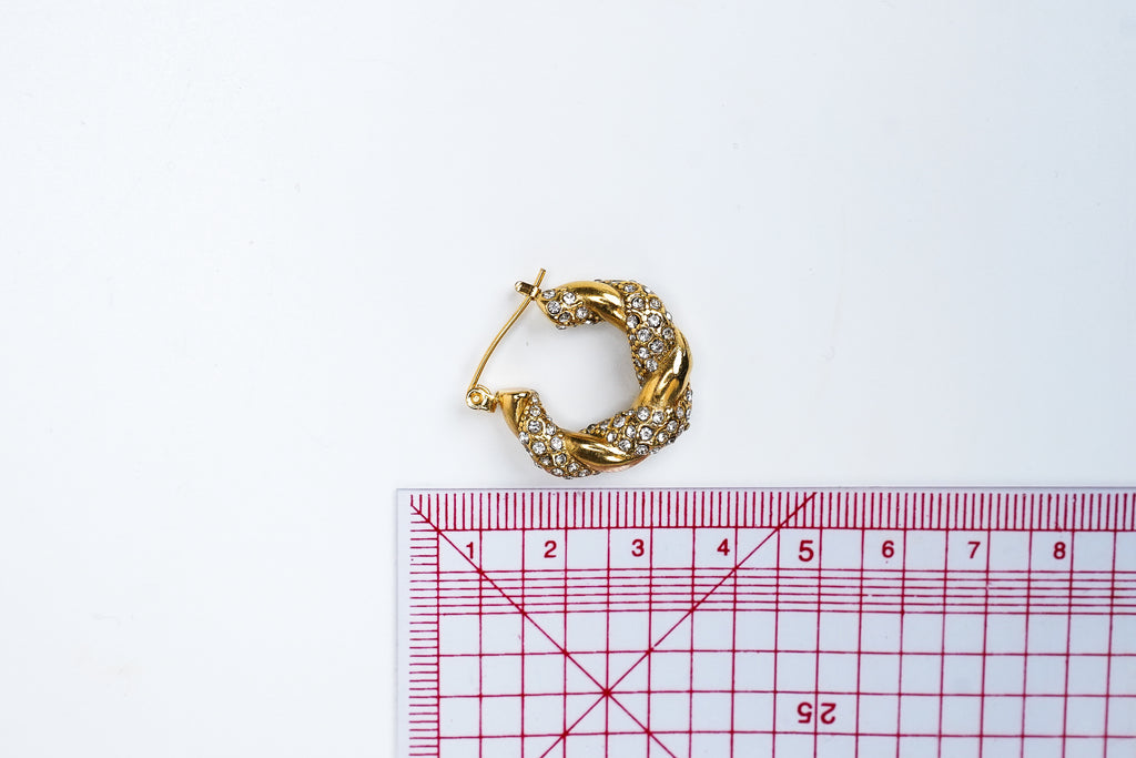 Serpentine Luxe Hoops