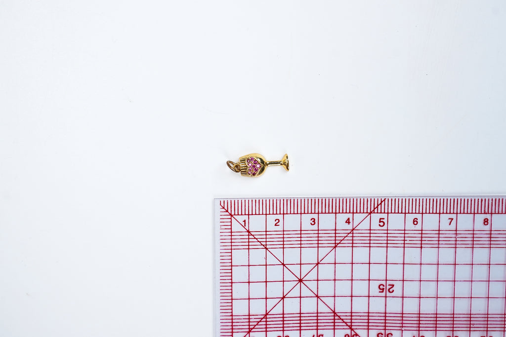 Amethyst Chalice Charm