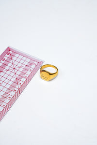 "To the one I love" engraved ring